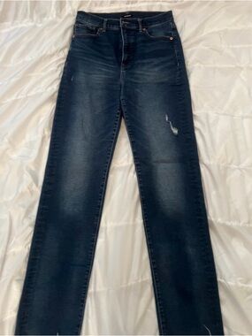 Express Women’s Dark Indigo Skinny Jeans